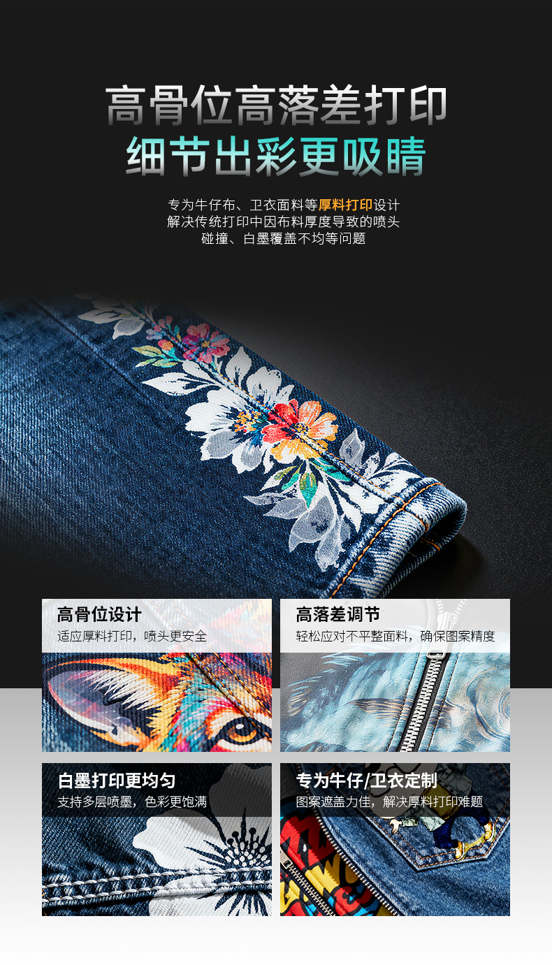 高落差白墨打印機